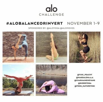 Lucia Antonio @lucia antonio NEW ALO CHALLENGE 1 9 November AloBalanceOrInvert It might