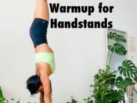 MIZ LIZ YOGA WELLNESS @mizliz Upper Body Warmup for Handstands⁣