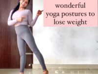 Madhulika Singh Yoga teacher @divine yogavibes 5 wonderful yoga postures to lose