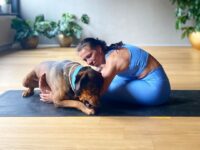 Maike Yoga Strength Fit Day seven and Simba