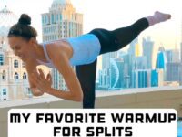 Marina Alexeeva YogaFitness @yogawithmarina How to stretch for front SPLITS