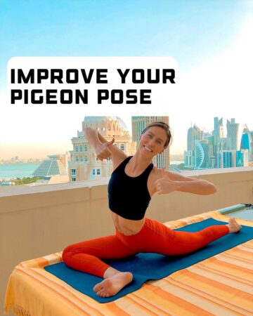 Marina Alexeeva YogaFitness @yogawithmarina PIGEON pose is a TORTURE for