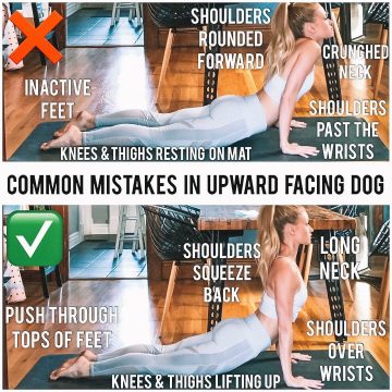 Mary Ochsner Yoga COMMON MISTAKES IN UPWARD FACING DOG