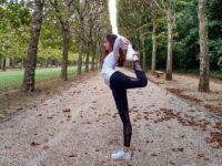 Mathilde ☾ yoga teacher Jumping into fall like •