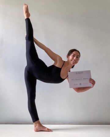 Mia @miaayoga Finally 200HR YTT certified Grateful for the practice