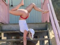 Mindful Yoga Pose Beauty Asana @mindfulxyoga Half pincha half handstand because