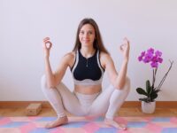Mindful Yoga Pose Beauty Asana Create your own sunshine ⁣⠀