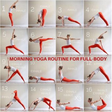 Morning yoga flow for full body a steady pace could