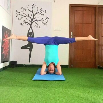 My yoga journey @laxmimoves Balance is the crux of life Everything