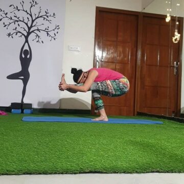 My yoga journey @laxmimoves Balance is the key to everything What