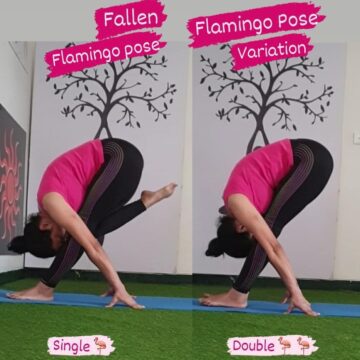 My yoga journey @laxmimoves Remember that life is full of UPS