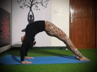 My yoga journey @laxmimoves You dont have to be great to