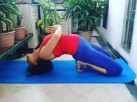 My yoga journey @laxmimoves You wont make gain by sitting on