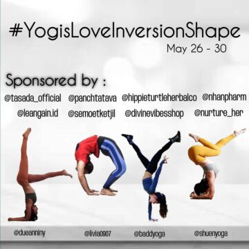 NEW CHALLENGE ANNOUNCEMENT YogisLoveInversionShape May 26 30 2021 Why yogi