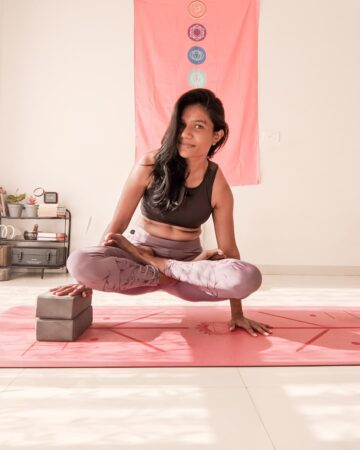 Namita Lad @the humble yogini Level up I wanted to try this variation