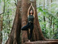 Naomi Pham yoga • meditation In a forest of
