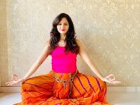 Nikki @yoga nikki30 Day 2 of Navratri Goddess Brahmacharini Navratri Colour of