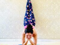 Nikki @yoga nikki30 Maybe if I look upside down The world will