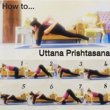 Nikki How to Uttana Prishtasana The Lizard Pose Swipe
