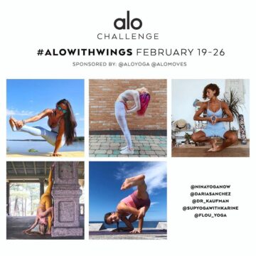 Nina MonobeYoga Instructor @ninayoganow Balance Challenge Announcement ⁣ ⁣ AloWithWings⁣