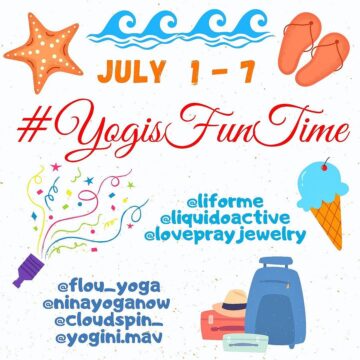Nina MonobeYoga Instructor COOL YOGIS CHALLENGE ⁣⁣ ⁣⁣ YogisFunTime⁣ July