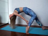Olga Yoga @lyolya yoga Listen to your ⠀wildthing camatkarasana backbendpractice