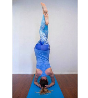 Olga Yoga 🧘‍♀️💜🕉️ @lyolya yoga Day 2x20e35x20e3 of BalanScience with @cyogalife