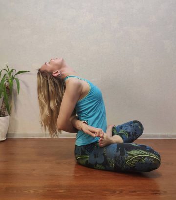 Olga Yoga 🧘‍♀️💜🕉️ Day 8x20e3 of StopDropAndWheel with @cyogalife