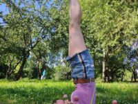 Olga Yoga 🧘‍♀️💜🕉️ Day 9x20e3 of CoreUproar with @cyogalife