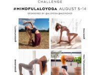 Pia @northernstar yoga ᵂᴱᴿᴮᵁᴺᴳ New Challenge Announcement MindfulALOyoga August 5 14 Join us