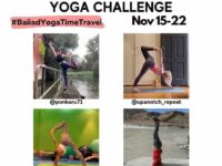 Regina @reginalenitz yoga NEW INTERNATIONAL YOGA CHALLENGE ANNOUNCEMENT BaiiadYogatimetravel Nov 15