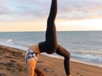 SARAH vegan yoga coach @sarahgluschke Todays sunset was magical