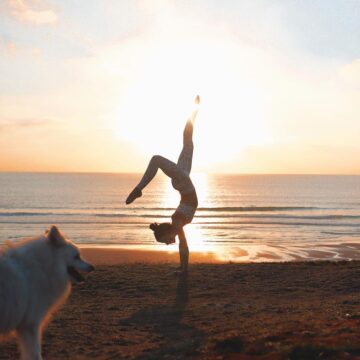 SARAH vegan yoga coach @sarahgluschke What a day Sunsets