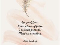 Sarah Medina Yoga Teacher @medinamaste Let go of fear