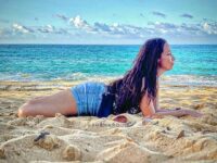Sha @shanarquia Full lotus sphinx at the beach Day 28 @cyogalife