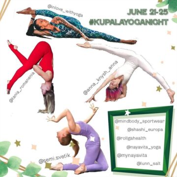 Sveta @semisvetik CHALLENGE ANNOUNCEMENT June 21 25 KupalaYogaNight Kupala Night is