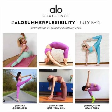 Sveta CHALLENGE ANNOUNCEMENT AloSummerFlexibility challenge July 5th – 12th Flexib