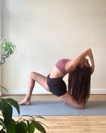 Tania Ahmad @tania ah My favourite low lunge variation is a backbend
