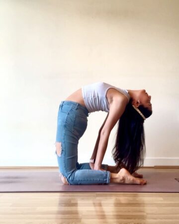 Tania Ahmad For someone who loves a camel pose and