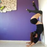 Tugce CELEN @tucika yoga Day 1 Handstand which is my biggest challenge
