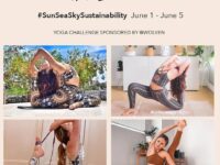 Tugce CELEN NEW YOGA CHALLENGE ANNOUNCEMENT SPONSORED BY @wolven SunSeaSkySustainability