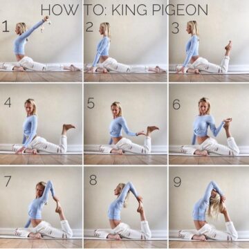 Upgrade Your Yoga Practice @howtopracticeyoga King pigeon is a great pose