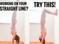 Upgrade Your Yoga Practice @howtopracticeyoga Working on your straight handstand line