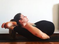 Vittoria Montanari Yoga @vittoria fox Yoga Nidrasana To unite sleep Pose