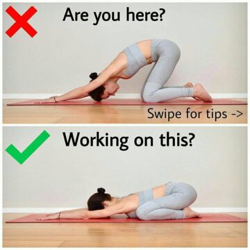 YOGA @bestyoga Extended childs pose is one of the first ones