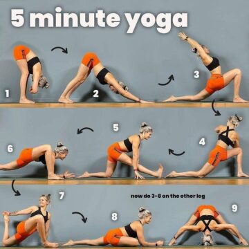 YOGA DIABLO @yogadiablo Credit by @livinleggings ⠀ 5 minutes of yoga