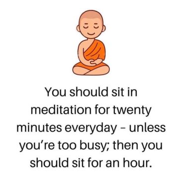 YOGA DIABLO @yogadiablo You should sit in meditation for twenty minutes