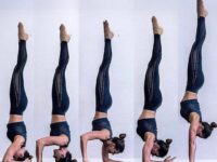 YOGA DIABLO @yogadiablo post by @riva g  Headstands and handstands and funky pinchas