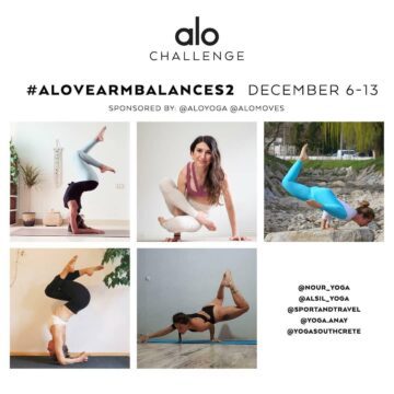 Yana ☽ YOGA Movement @yogaanay Challenge Announcement December 6 13 ALOveArmbalances2