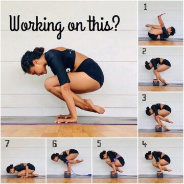 Yoga @yogatuts Photo by @detikyoga ⠀ Lolasana Pendant Pose ⠀ I